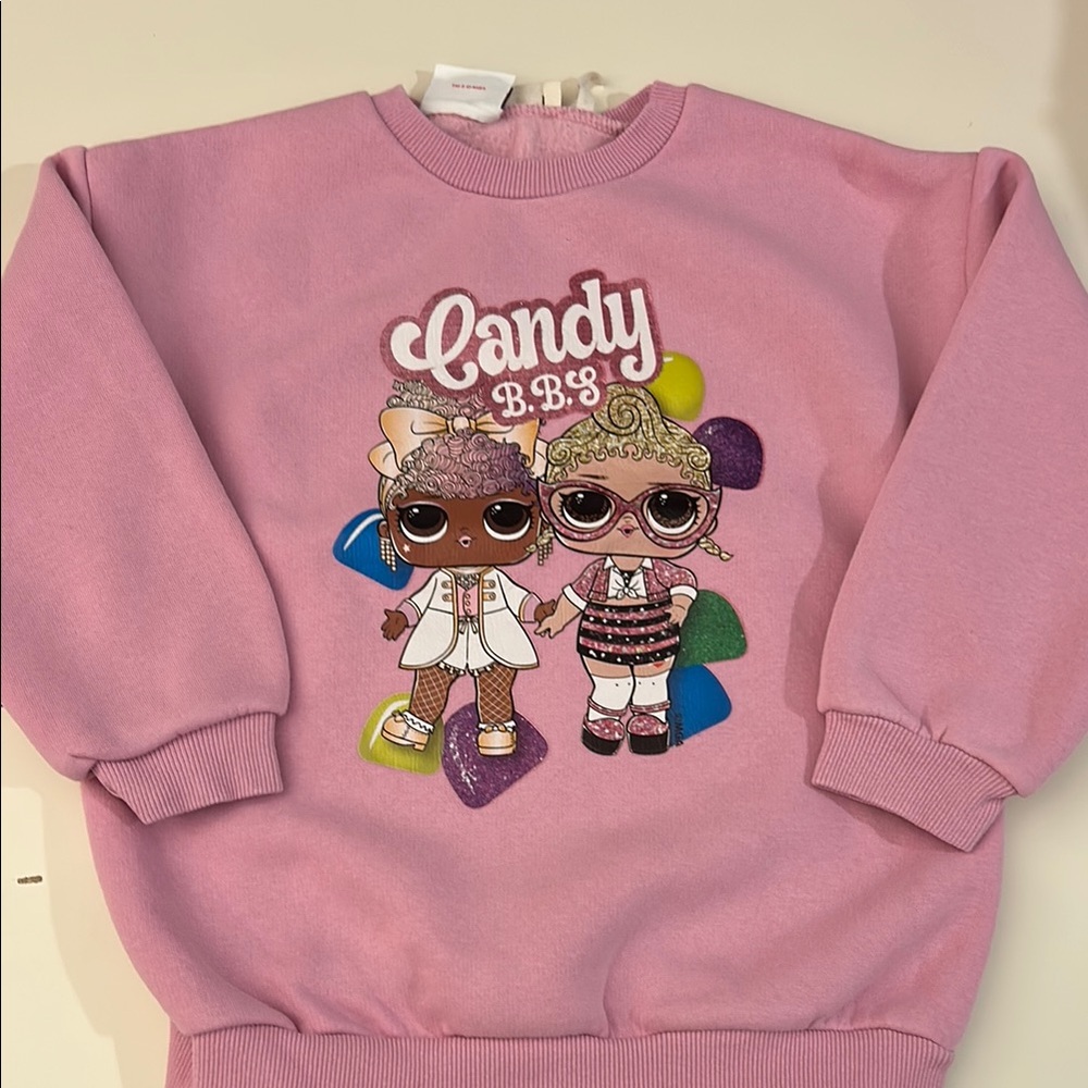 Kids Pink Sweatshirt
